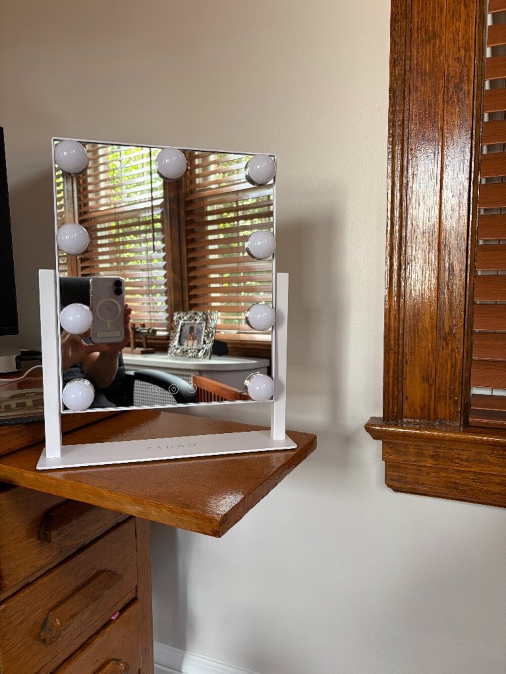 Zadro Hollywood LED Lighted Vanity Mirror 3 Color Settings